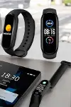 Akıllı Bileklik Fitness ve Sağlık İçin Akıllı Bileklik Adım Sayar, Kalp Atışı, Uyku İzleme-3