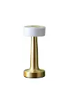 Şarjlı Gold Mantar Masa Lambası Dimmer Ayarlı Kablosuz LED Lamba-3