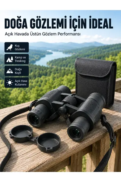 Taşıma Çantalı Profesyonel Dürbün Doğa Kamp ve Açık Hava Kullanımına Uygun