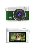 Retro Tasarımlı 1080P HD Mini Dijital Kamera IPS Ekranlı Taşınabilir Kamera-3