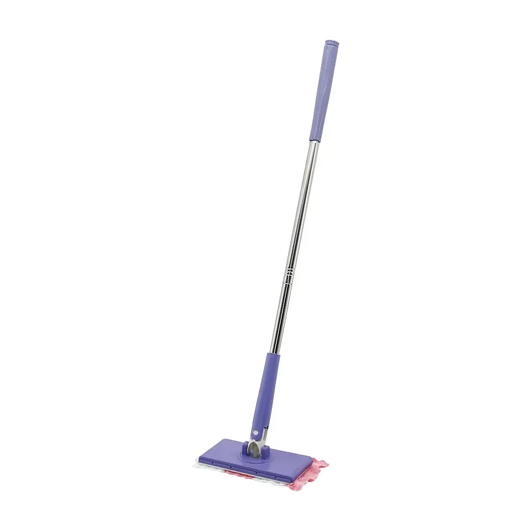 Otomatik Bez Değiştiren Mop Sap Çek=bez Bırak - Sap İt=bez Tut 360° BAŞLIK=8X16CM - Sap: 68CM