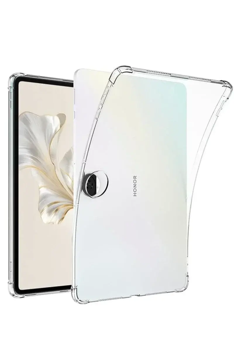 Huawei Honor Pad 9 Kılıf Anti Shock Tablet Silikon - Şeffaf