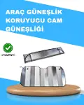 Katlanabilir Alünyum Araç Güneşliği – UV Koruma ve Klima Tasarrufu Bir Arada-2