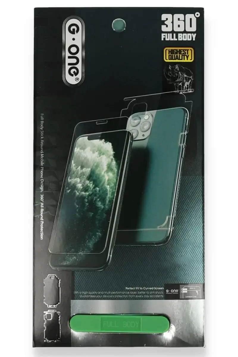 Apple iPhone 15 Pro 360 Mat Full Body Arka Koruyucu