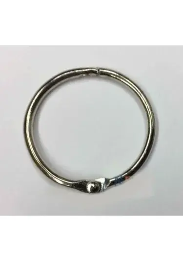 Kilitli Yuvarlak Halka, 2cm - 100 Adet