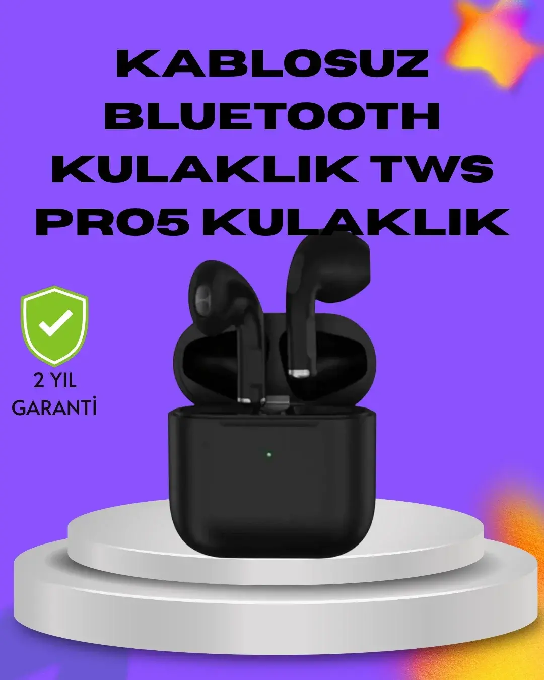 TWS Pro 5 – 3D HD Ses Kalitesi ve Gelişş Ses Yalıtımı