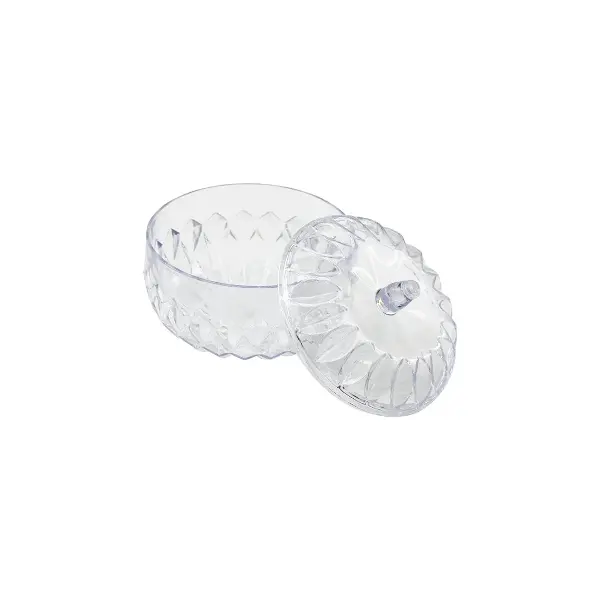 Şeffaf Yuvarlak Kapaklı ka - Plastik Şekerlik