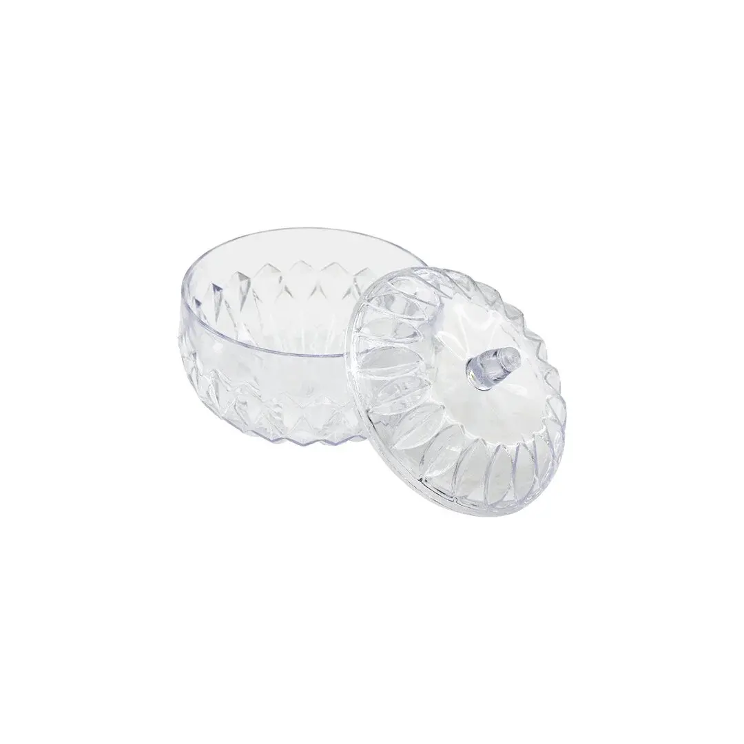 Şeffaf Yuvarlak Kapaklı ka - Plastik Şekerlik