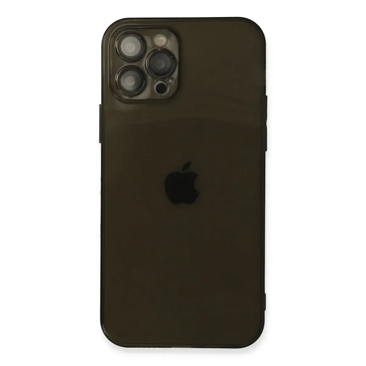 Apple İphone 12 Pro Kılıf Fly Lens Silikon - Siyah