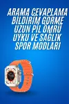 Ultra Akıllı Saat 49 Mm Çift Kordonlu Arama Cevaplama Bluetooth Bağlantılı-2