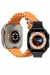 Ultra Akıllı Saat 49 Mm Çift Kordonlu Arama Cevaplama Bluetooth Bağlantılı-4