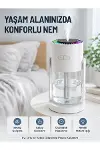 Ultrasonik Hava Nemlendirici Renkli LED Işıklı Sessiz Oda Nemlendirme Cihazı-4