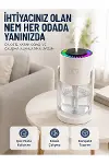Ultrasonik Hava Nemlendirici Renkli LED Işıklı Sessiz Oda Nemlendirme Cihazı-1
