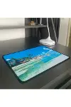 25x32 cm Küçük Boy Mouse Pad Manzara Ada-2