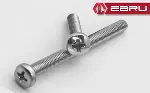 Yuvarlak Yıldız Başlı Ysb Civata M5x100 - 100 Adet-2