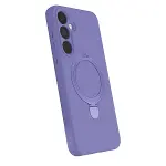Samsung Galaxy A55 5g Regal Magsafe Standlı Kapak - Lila-3