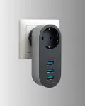 Isıya Dayanıklı 3 USB Portlu Güvenlikli Priz – Akıllı Enerji Yöneti-4