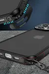 Apple iPhone 14 Pro Kılıf Elegant Kapak - Titan Gri-2