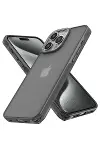 Apple iPhone 14 Pro Kılıf Elegant Kapak - Titan Gri-1