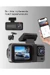 Ön Arka ve İç Kamera DashCam 360° Kapsamlı Full HD Araç Güvenlik Siste-4