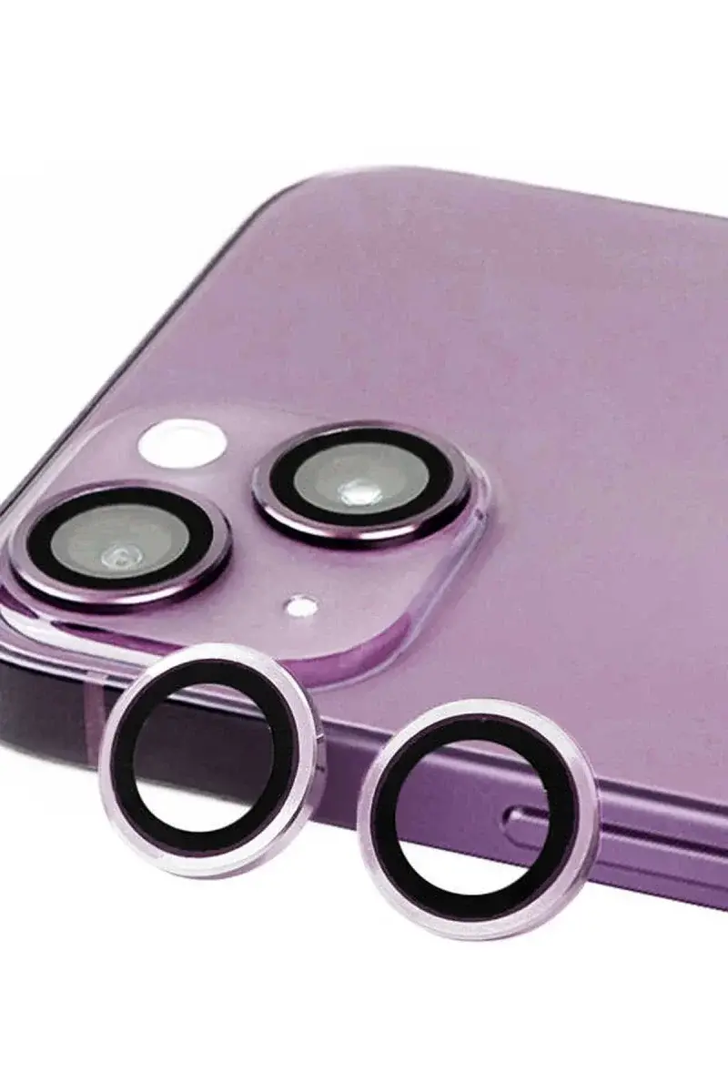 Apple iPhone 14 Plus Raze Metal Kamera Lens - Mor