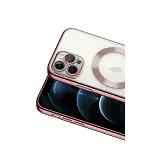 Apple İphone 13 Pro Kılıf Kross Magneticsafe Kapak - Rose-3