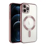 Apple İphone 13 Pro Kılıf Kross Magneticsafe Kapak - Rose-1