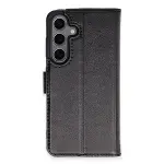 Samsung Galaxy S24 Kılıf Trend S Plus Kapaklı Kılıf - Siyah-1