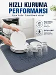 Bulaşık Kurutma Matı Geniş Yüzeyli krofiber Tezgâh Koruyucu Kurutma Matı-1