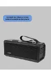 J-IPOX P520 Bluetooth Hoparlör 8W Güçlü Ses Solar Şarj FM Radyo-2
