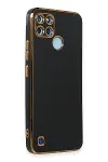Realme C25Y Kılıf Volet Silikon - Siyah-2
