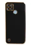 Realme C25Y Kılıf Volet Silikon - Siyah-1