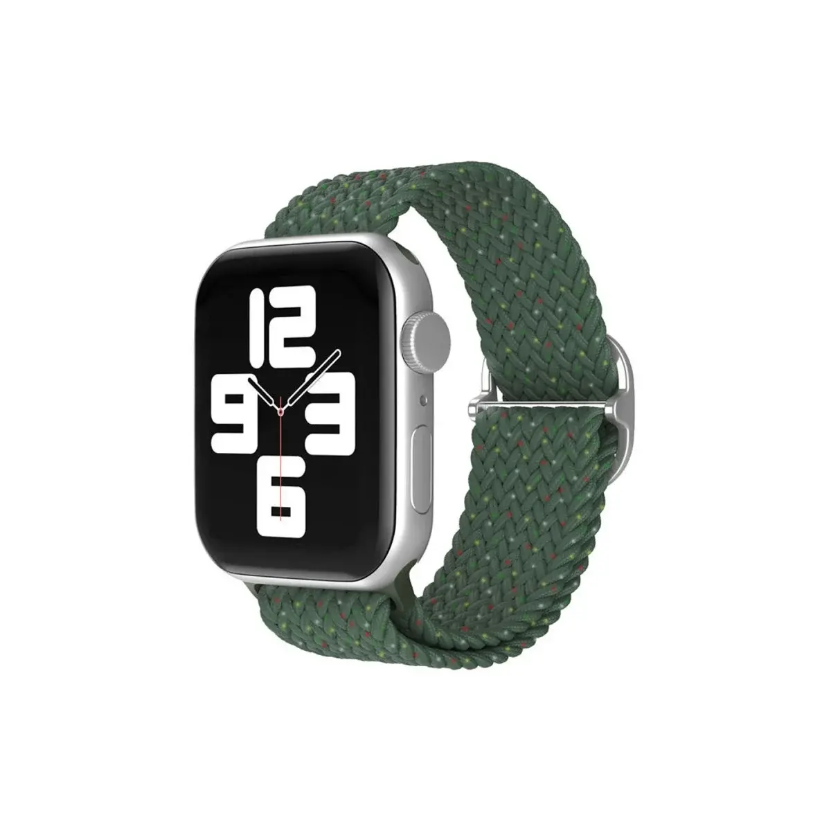 Apple Watch 42mm Kordon - Benekli Koyu Yeşil