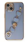 Apple iPhone 14 Kılıf Esila Silikon - Gri-2
