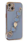 Apple iPhone 14 Kılıf Esila Silikon - Gri-1