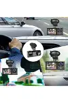 Araç Araba Kamerasi Black Box Traffic Recorder 3 Kameralı-2