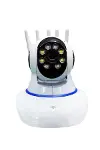 LED Aydınlatmalı 5 Antenli Motorlu 1080P Wifi Kamera Sensörlü-2