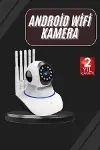 LED Aydınlatmalı 5 Antenli Motorlu 1080P Wifi Kamera Sensörlü-1
