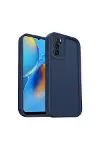 Oppo A16 Kılıf Viera Silikon - Lacivert-2