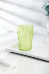 Akrilik Yeşil 6'lı Kısa Bardak & Su Meşrubat Kahve Yanı Bardağı 400 ml ( Cam Değildir )-4