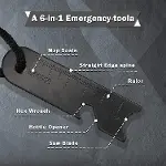 Survive Magnezyum Çubuğu Ateş Başlatıcı Çakmak Taşı-4
