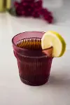 Akrilik Mürdüm Tekli Kısa Bardak & Su Meşrubat Kahve Yanı Bardağı 300 ml ( Cam Değildir )-2