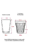 Akrilik Mürdüm Tekli Kısa Bardak & Su Meşrubat Kahve Yanı Bardağı 300 ml ( Cam Değildir )-4