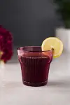 Akrilik Mürdüm Tekli Kısa Bardak & Su Meşrubat Kahve Yanı Bardağı 300 ml ( Cam Değildir )-1