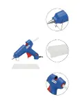 Hobi ve Tar İşleri İçin 60 W Silikon Tabancası 11 mm 5 Silikon Hediyeli-3