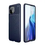 Xiao 11 Lite Kılıf Auto Focus Karbon Kapak - Lacivert-1