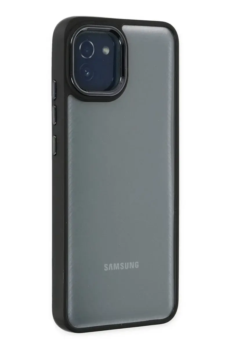 Samsung Galaxy A03 Kılıf Dora Kapak - Siyah