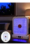 Masaüstü Şarjlı Elektrikli Sinek Öldürücü UV Teknolojili Beyaz Cihaz-2