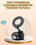 Vakumlu Manyetik Araç Telefon Tutucu Güçlü Tutuş-1