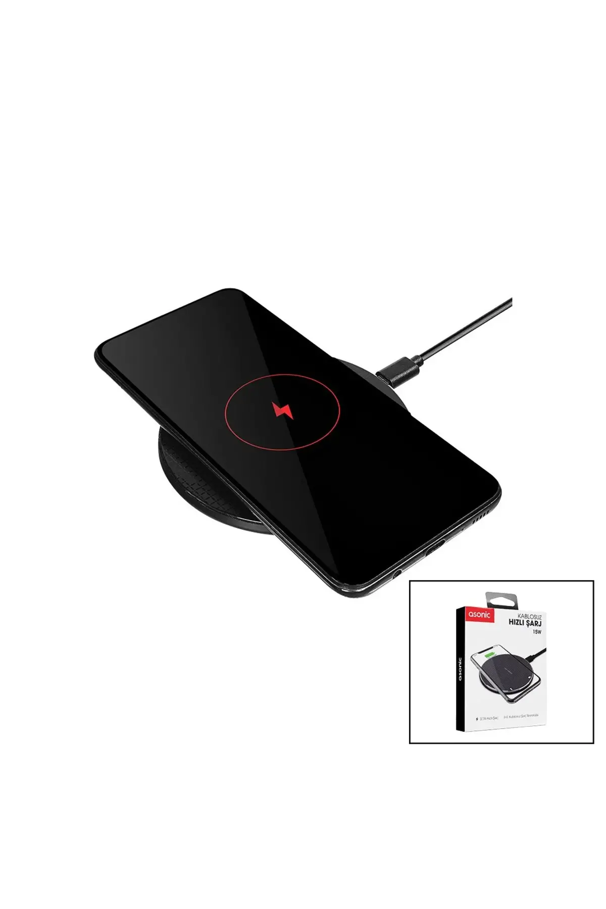 Masa Üstü Kablosuz Hızlı Şarj Cihazı 3.1A - 15W AS-W150